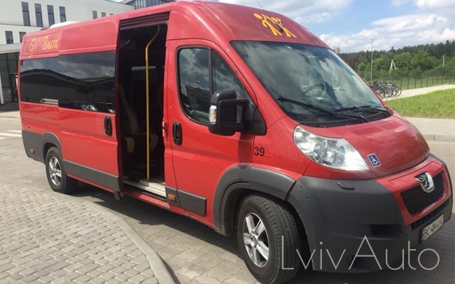 Аренда Мікроавтобус Peugeot Boxer на свадьбу Львів